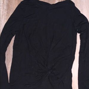 children’s black long sleeve shirt
